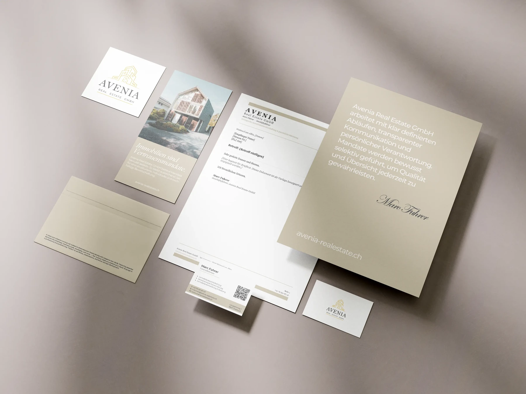 Avenia Real Estate brand application 3